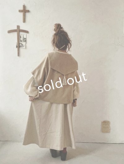 画像18: MARCHE' DE SOEUR/セーラ襟のタッセルちびコート・生成り