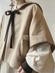 画像18: MARCHE' DE SOEUR／セーラ襟のタッセルちびコート・ボタニカルブラック