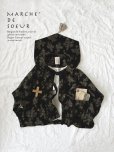 画像9: MARCHE' DE SOEUR／セーラ襟のタッセルちびコート・ボタニカルブラック