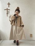画像16: MARCHE' DE SOEUR／セーラ襟のタッセルちびコート・生成り
