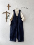 画像1: seasew.／111 オーバーオール・ダークネイビー (1)