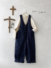 seasew.／111 オーバーオール・ダークネイビー