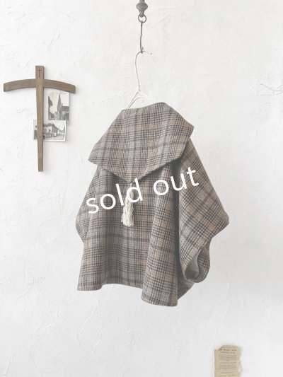 画像5: MARCHE' DE SOEUR/セーラ襟のタッセルちびコート・ブラウンチェック