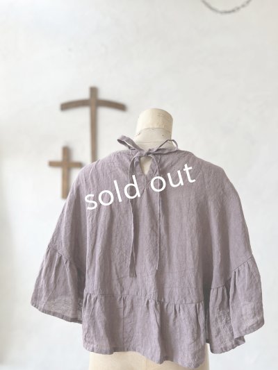 画像7: Avenue/フリルギャザーポンチョ・あずきみるく