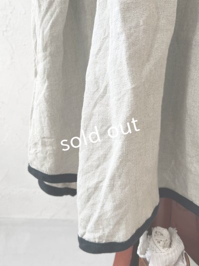 画像8: Avenue/丸襟ギャザーワンピース・生成り