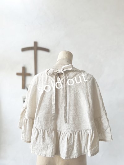 画像6: Avenue／フリルギャザーポンチョ・ミルク