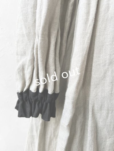 画像4: Avenue/フード付きギャザーワンピース・生成り