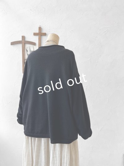 画像5: SO／胸ポケットニットプルオーバー・ブラック