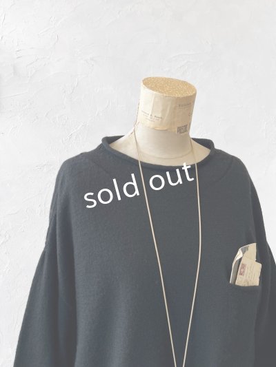 画像3: SO／胸ポケットニットプルオーバー・ブラック