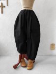 画像4: je suis comme je suis/ワイドファティーグパンツ・黒