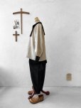 画像6: je suis comme je suis/ビブカラーブラウス・生成り×黒襟