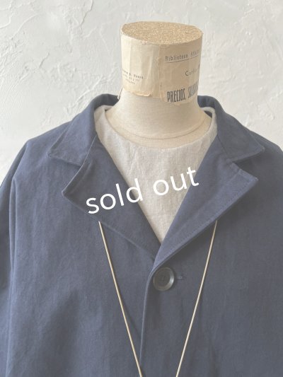 画像7: je suis comme je suis/フレンチワークコート・ネイビー