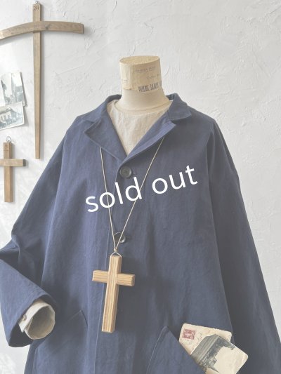 画像6: je suis comme je suis/フレンチワークコート・ネイビー