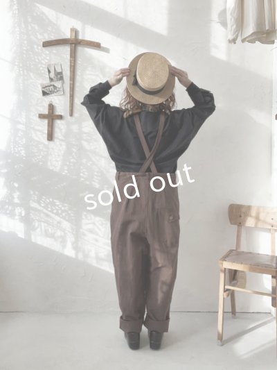 画像11: je suis comme je suis/サスペンダーパンツ・ブラウン