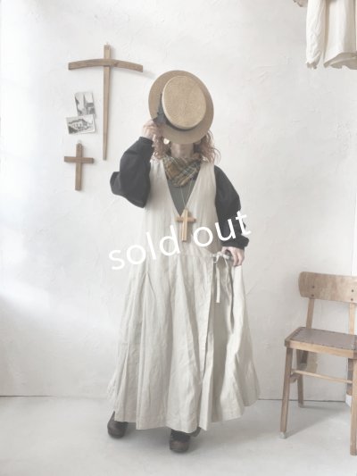 画像11: je suis comme je suis/カシュクールドレス・ナチュラル