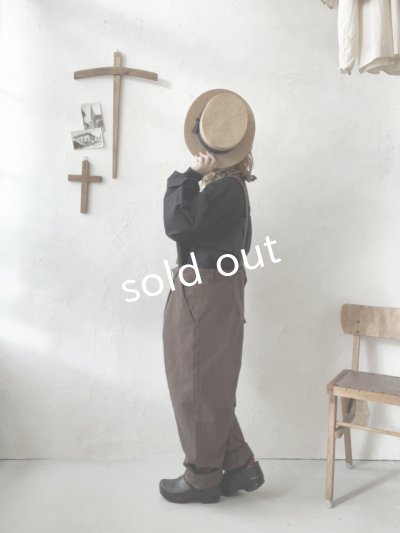 画像10: je suis comme je suis/サスペンダーパンツ・ブラウン