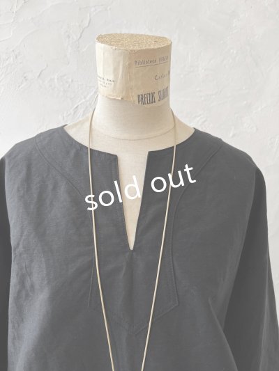 画像3: je suis comme je suis/キーネックプルオーバー・ブラック