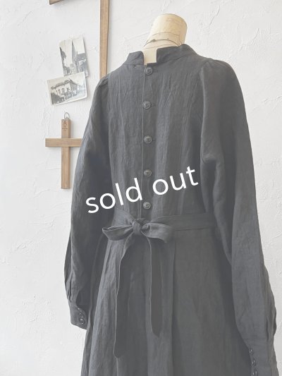 画像10: je suis comme je suis/ "marguerite" ロングドレス・ブラック