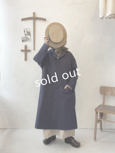 画像10: je suis comme je suis/フレンチワークコート・ネイビー