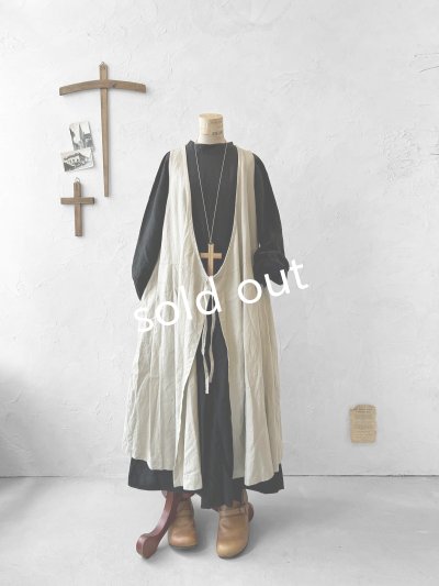 画像3: je suis comme je suis/カシュクールドレス・ナチュラル