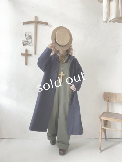 画像9: je suis comme je suis/フレンチワークコート・ネイビー