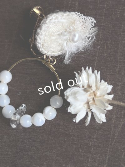 画像7: toromeco／草木染め ”tane” 天然石イヤリング