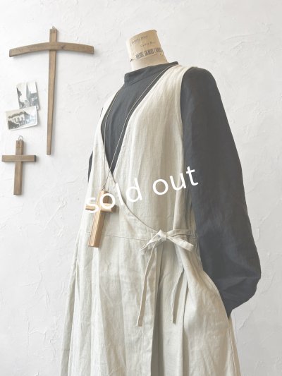 画像5: je suis comme je suis/カシュクールドレス・ナチュラル