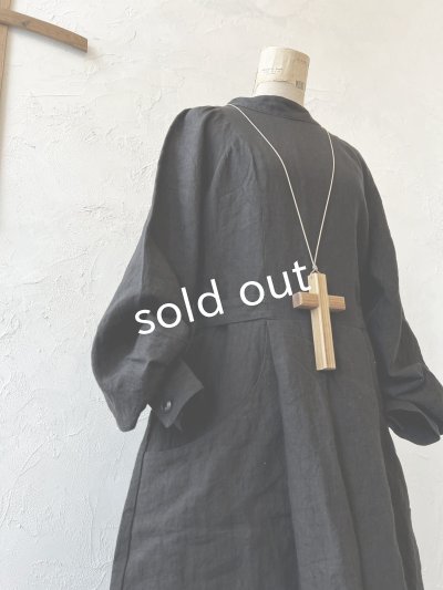 画像4: je suis comme je suis/ "marguerite" ロングドレス・ブラック