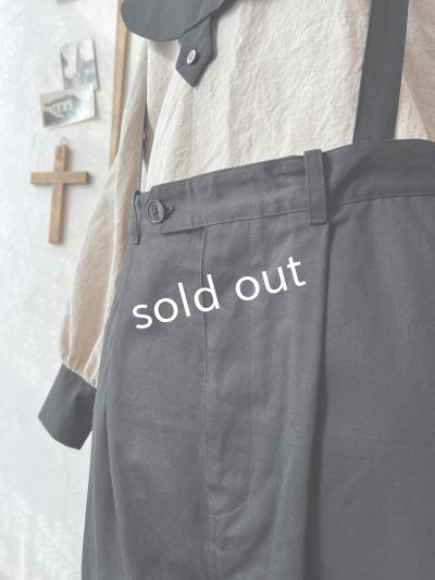 画像4: je suis comme je suis/サスペンダーパンツ・ブラック