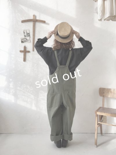 画像12: je suis comme je suis/パイピングポケットサロペット・モス