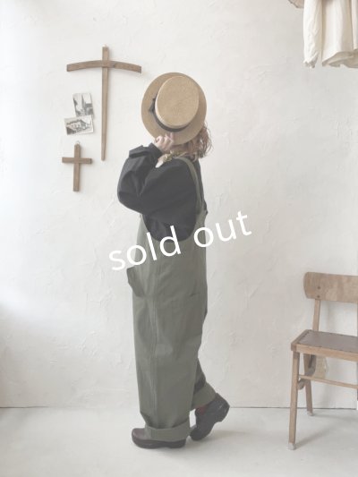 画像11: je suis comme je suis/パイピングポケットサロペット・モス