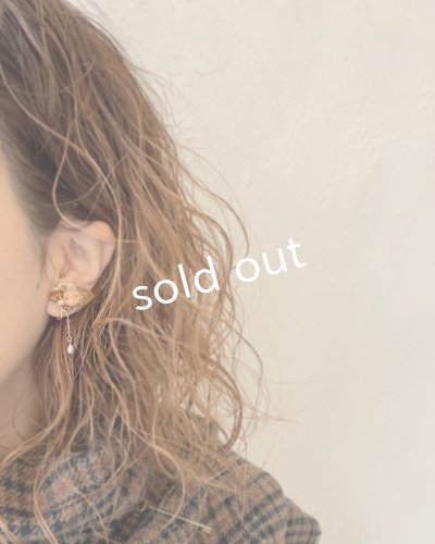 画像11: toromeco／”tsubuto” スフレスパンコールのイヤリング ・ピンクブラウン