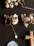 画像9: toromeco／”tsubuto” スフレスパンコールのイヤリング ・ピンクブラウン