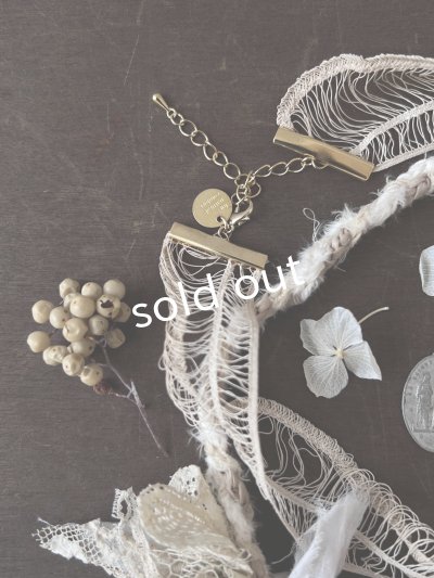 画像5: toromeco/アンティークレースと草木染めネックレス