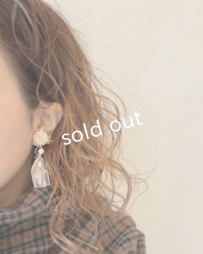 画像10: toromeco／草木染め ”tane” 2wayレースタッセルイヤリング