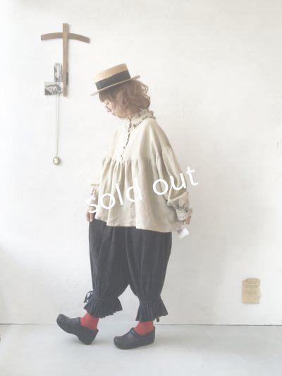 画像11: kosatofuku/フリルカラーブラウス・ブラック