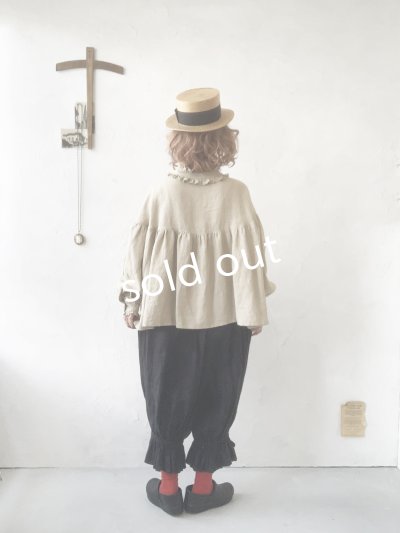 画像12: kosatofuku/フリルカラーブラウス・ブラック