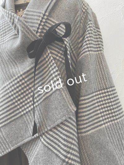 画像4: shizuka's/ベルベットリボンのコート・グレンチェック