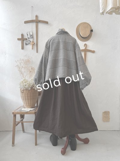 画像10: shizuka's/ベルベットリボンのコート・グレンチェック