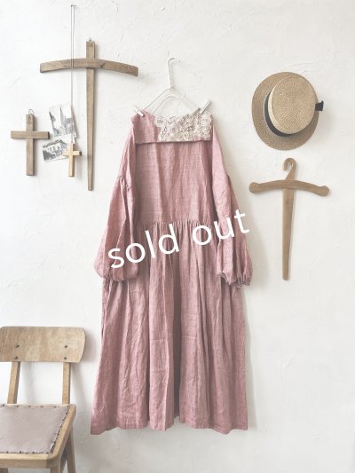 画像9: shizuka's／アンティークレースのセーラー襟ワンピース