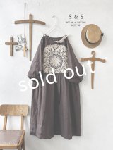 shizuka's／アンティークレースのワンピース・ビターチョコ