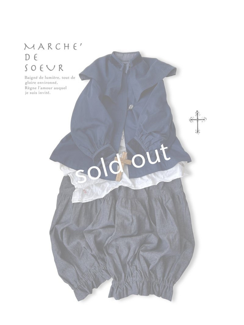画像2: MARCHE' DE SOEUR／ブルジョンパンツ・デニム (2)