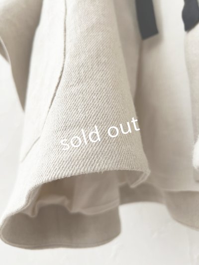 画像10: MARCHE' DE SOEUR/セーラ襟のタッセルちびコート・生成り