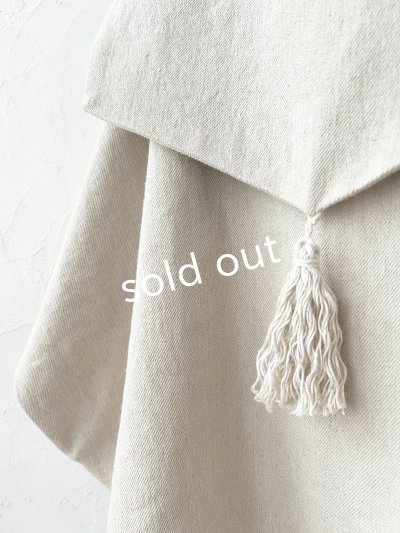 画像6: MARCHE' DE SOEUR/セーラ襟のタッセルちびコート・生成り