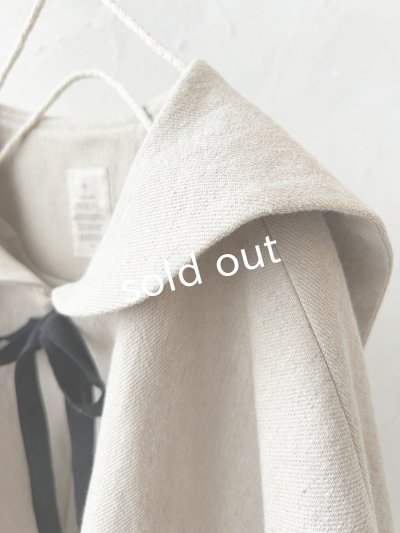 画像7: MARCHE' DE SOEUR/セーラ襟のタッセルちびコート・生成り