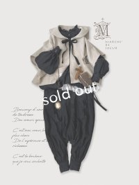 MARCHE' DE SOEUR／セーラ襟のタッセルちびコート・生成り