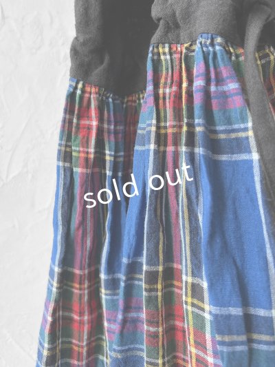 画像9: MARCHE' DE SOEUR／バッククロスワンピース・ブルータータン