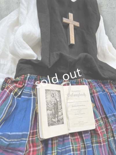 画像6: MARCHE' DE SOEUR／バッククロスワンピース・ブルータータン