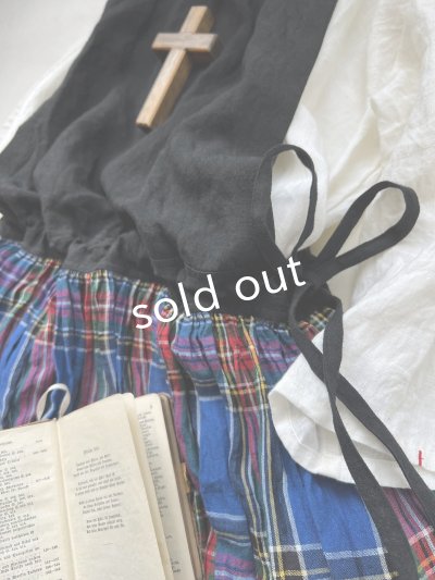 画像7: MARCHE' DE SOEUR／バッククロスワンピース・ブルータータン