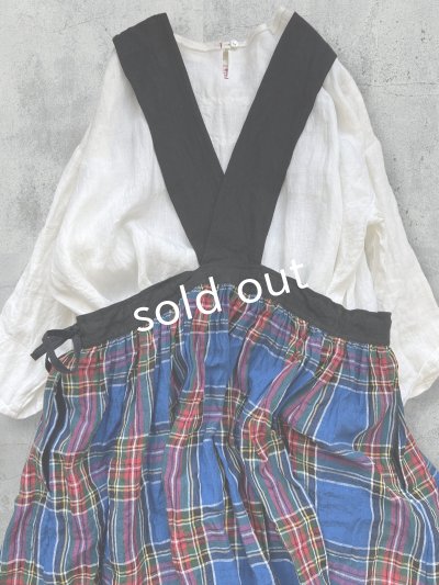 画像12: MARCHE' DE SOEUR／バッククロスワンピース・ブルータータン